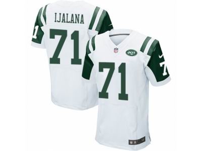 Nike New York Jets #71 Ben Ijalana Elite White NFL Jersey