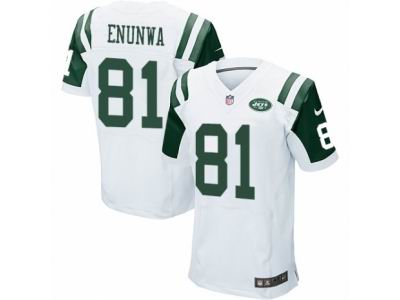 Nike New York Jets #81 Quincy Enunwa Elite White NFL Jersey