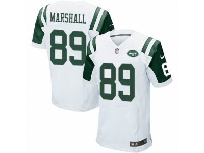 Nike New York Jets #89 Jalin Marshall Elite White NFL Jersey