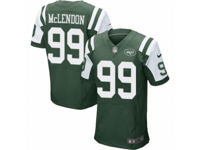 Nike New York Jets #99 Steve McLendon Elite Green Jersey