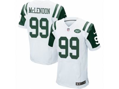 Nike New York Jets #99 Steve McLendon Elite White NFL Jersey