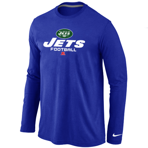 Nike New York Jets Critical Victory Long Sleeve T-Shirt Blue