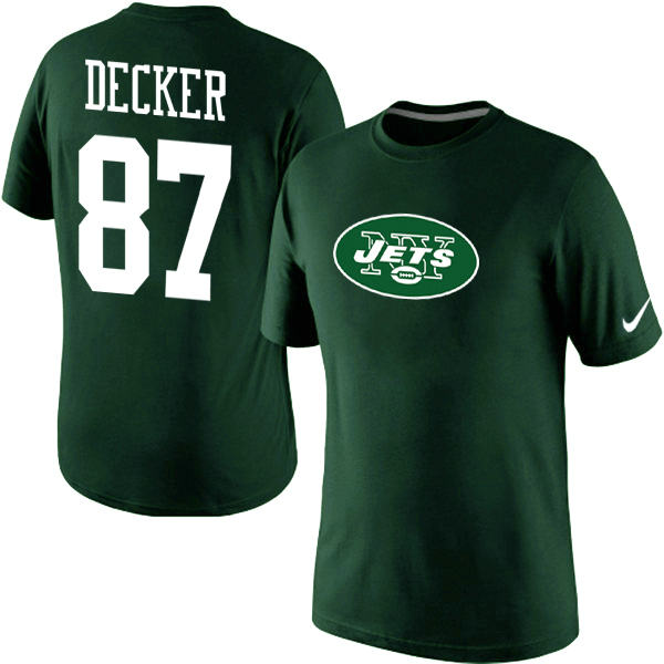 Nike New York Jets Eric Decker Name & Number T-Shirt