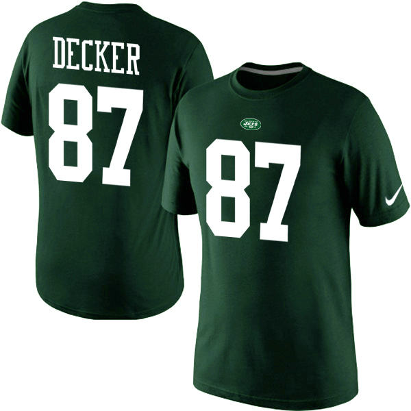 Nike New York Jets Eric Decker Pride Name & Number T-Shirt Green