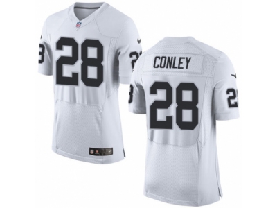 Nike Oakland Raiders #28 Gareon Conley Elite White Jersey