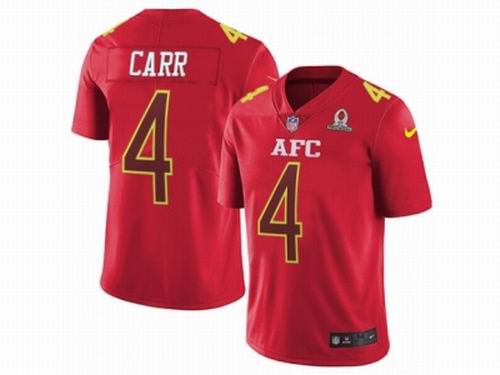 Nike Oakland Raiders #4 Derek Carr Limited Red 2017 Pro Bowl NFL Jersey