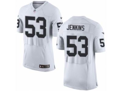Nike Oakland Raiders #53 Jelani Jenkins Elite White NFL Jersey