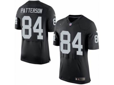 Nike Oakland Raiders #84 Cordarrelle Patterson Elite Black Team Color NFL Jersey