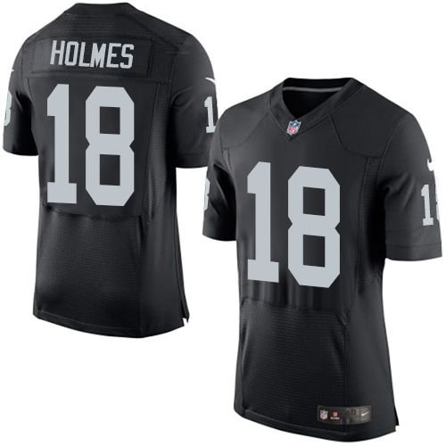 Nike Oakland Raiders 18 Andre Holmes Black Team Color NFL New Elite Jersey