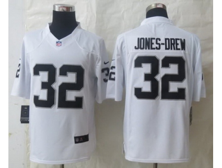 Nike Oakland Raiders 32 Maurice Jones-Drew White Game Jersey
