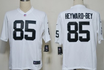 Nike Oakland Raiders 85 Darrius Heyward-Bey White Game Jersey