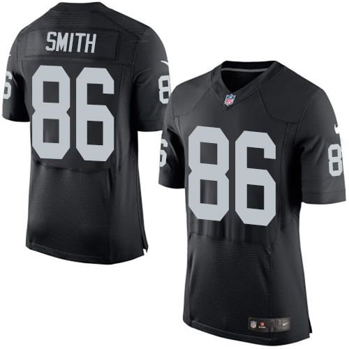 Nike Oakland Raiders 86 Lee Smith Black Team Color NFL New Elite Jersey