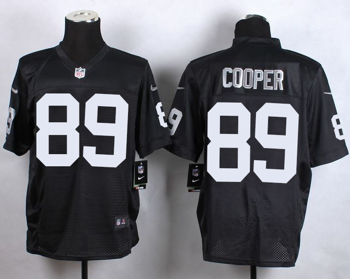 Nike Oakland Raiders 89 Amari Cooper Black Team Color NFL Elite jersey