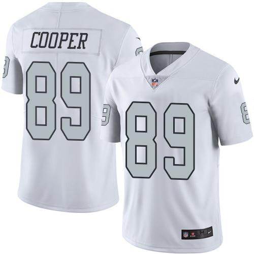 Nike Oakland Raiders 89 Amari Cooper White NFL Limited Color Rush Jersey
