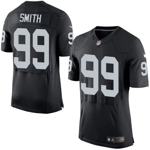 Nike Oakland Raiders 99 Aldon Smith Black Team Color NFL New Elite Jersey