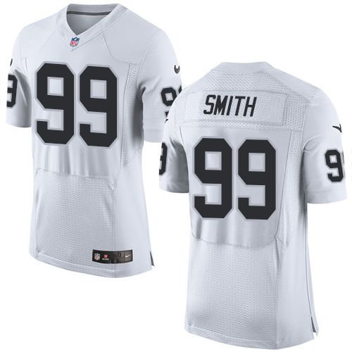 Nike Oakland Raiders 99 Aldon Smith White NFL New Elite Jersey
