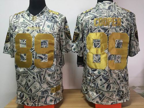 Nike Okaland Raiders 89 Amari Cooper Dollar Fashion Game jerseys