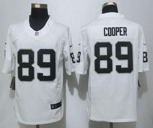Nike Okaland Raiders 89 Amari Cooper White NFL Game Jersey