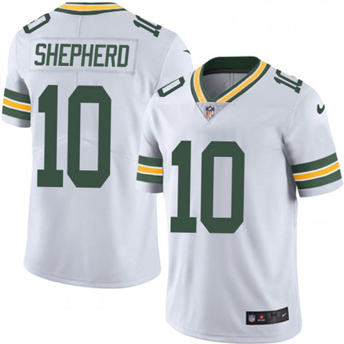 Nike Packers #10 Darrius Shepherd White Men's Stitched NFL Vapor Untouchable Limited Jersey