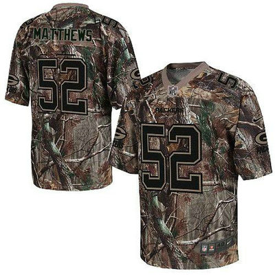 Nike Packers #52 Clay Matthews Camo Youth Stitched NFL Realtree Elite Jersey