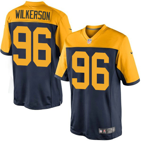 Nike Packers #96 Muhammad Wilkerson Navy Blue Alternate Youth Stitched NFL New Limited Jersey