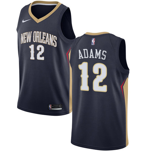 Nike Pelicans #12 Steven Adams Navy NBA Swingman Icon Edition Jersey