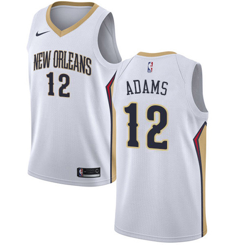 Nike Pelicans #12 Steven Adams White NBA Swingman Association Edition Jersey