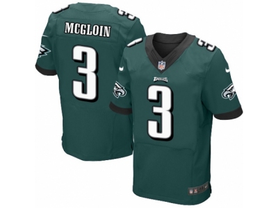 Nike Philadelphia Eagles #3 Matt McGloin Elite Green Jersey