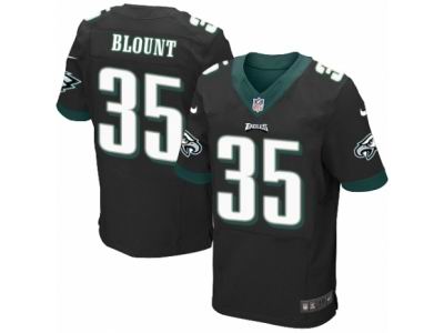 Nike Philadelphia Eagles #35 LeGarrette Blount Elite Black Jersey