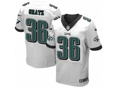 Nike Philadelphia Eagles #36 Dwayne Gratz Elite White NFL Jersey