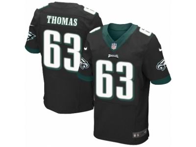 Nike Philadelphia Eagles #63 Dallas Thomas Elite Black Jersey