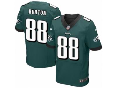 Nike Philadelphia Eagles #88 Trey Burton Elite Green Jersey