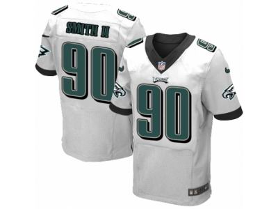 Nike Philadelphia Eagles #90 Marcus Smith II Elite White NFL Jersey