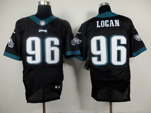 Nike Philadelphia Eagles #96 Bennie Logan black elite jerseys