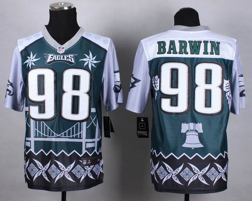 Nike Philadelphia Eagles #98 Connor Barwin Noble Fashion elite jerseys
