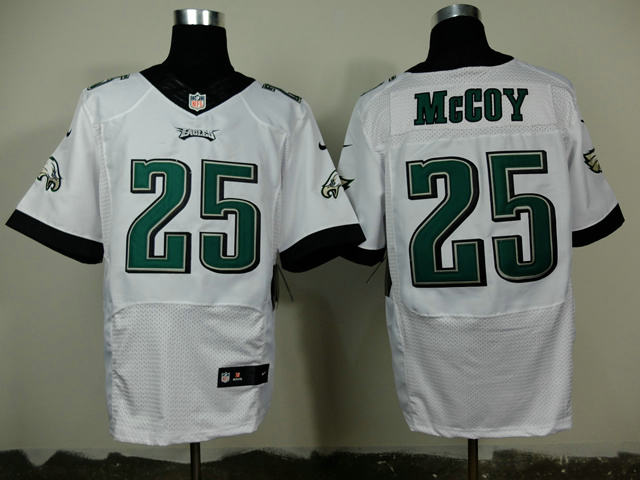 Nike Philadelphia Eagles 25 LeSean McCoy White Elite Stitched New Jerseys