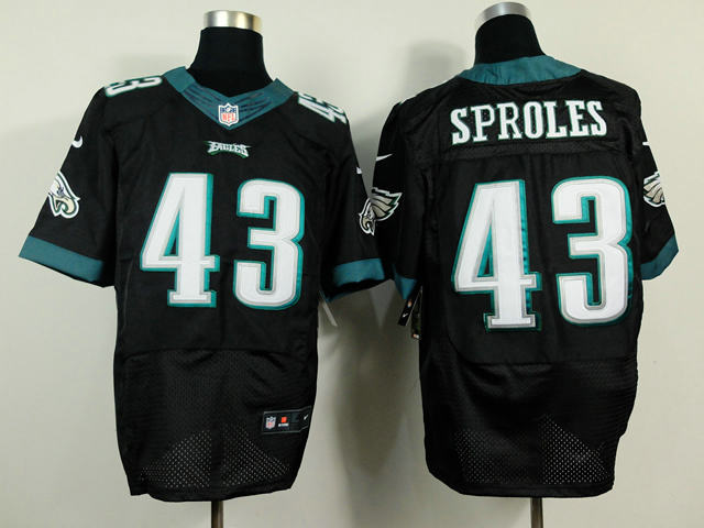 Nike Philadelphia Eagles 43 Darren Sproles Black Elite NFL Stitched New Jerseys
