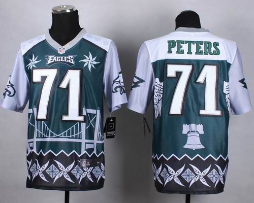 Nike Philadelphia Eagles 71# Jason Peters Noble Fashion elite jerseys