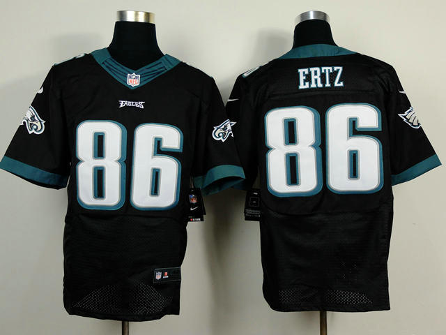 Nike Philadelphia Eagles 86 Zach Ertz Midnight black NFL Elite Jersey