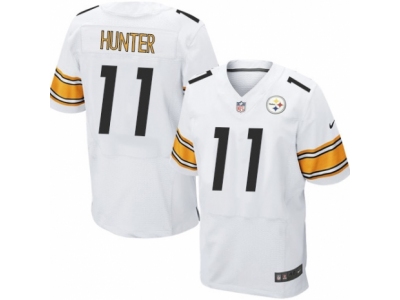 Nike Pittsburgh Steelers #11 Justin Hunter Elite White Jersey