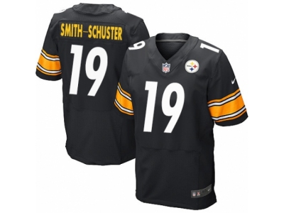 Nike Pittsburgh Steelers #19 JuJu Smith-Schuster Elite Black Jersey