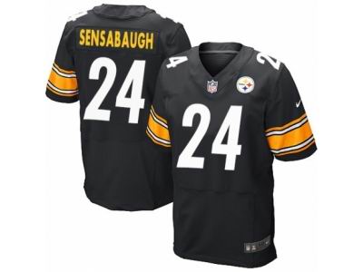 Nike Pittsburgh Steelers #24 Coty Sensabaugh Elite Black Jersey
