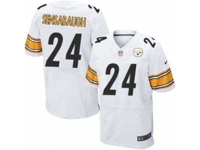 Nike Pittsburgh Steelers #24 Coty Sensabaugh Elite White NFL Jersey