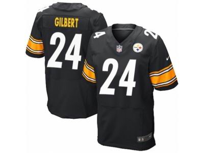 Nike Pittsburgh Steelers #24 Justin Gilbert Elite Black Jersey