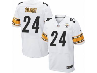 Nike Pittsburgh Steelers #24 Justin Gilbert Elite White NFL Jersey