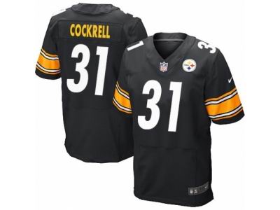 Nike Pittsburgh Steelers #31 Ross Cockrell Elite Black Jersey