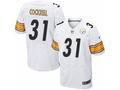 Nike Pittsburgh Steelers #31 Ross Cockrell Elite White NFL Jersey