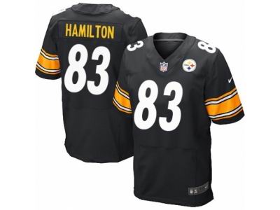 Nike Pittsburgh Steelers #83 Cobi Hamilton Elite Black Jersey