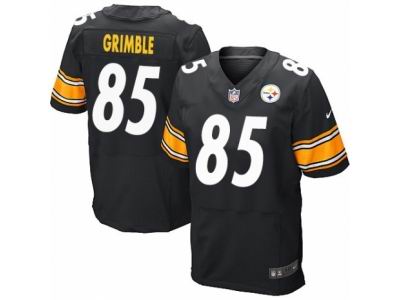 Nike Pittsburgh Steelers #85 Xavier Grimble Elite Black Jersey