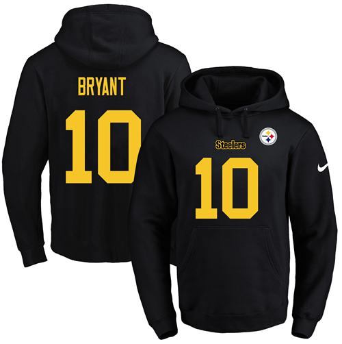 Nike Pittsburgh Steelers 10 Martavis Bryant Black Gold No. Name  Number Pullover NFL Hoodie